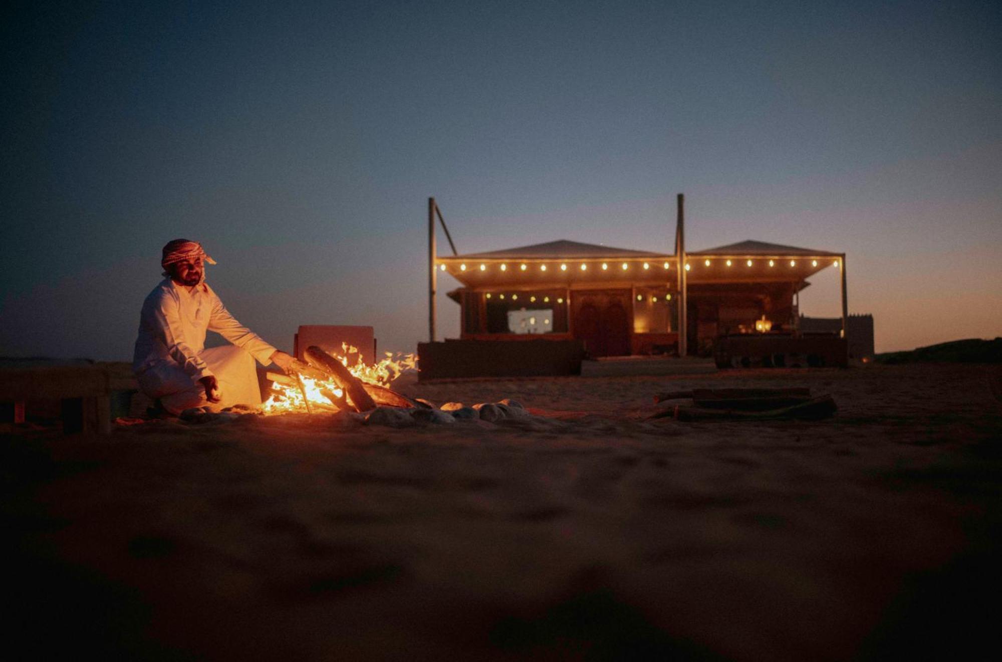 Silent Dunes Camp Hawiyah Bagian luar foto